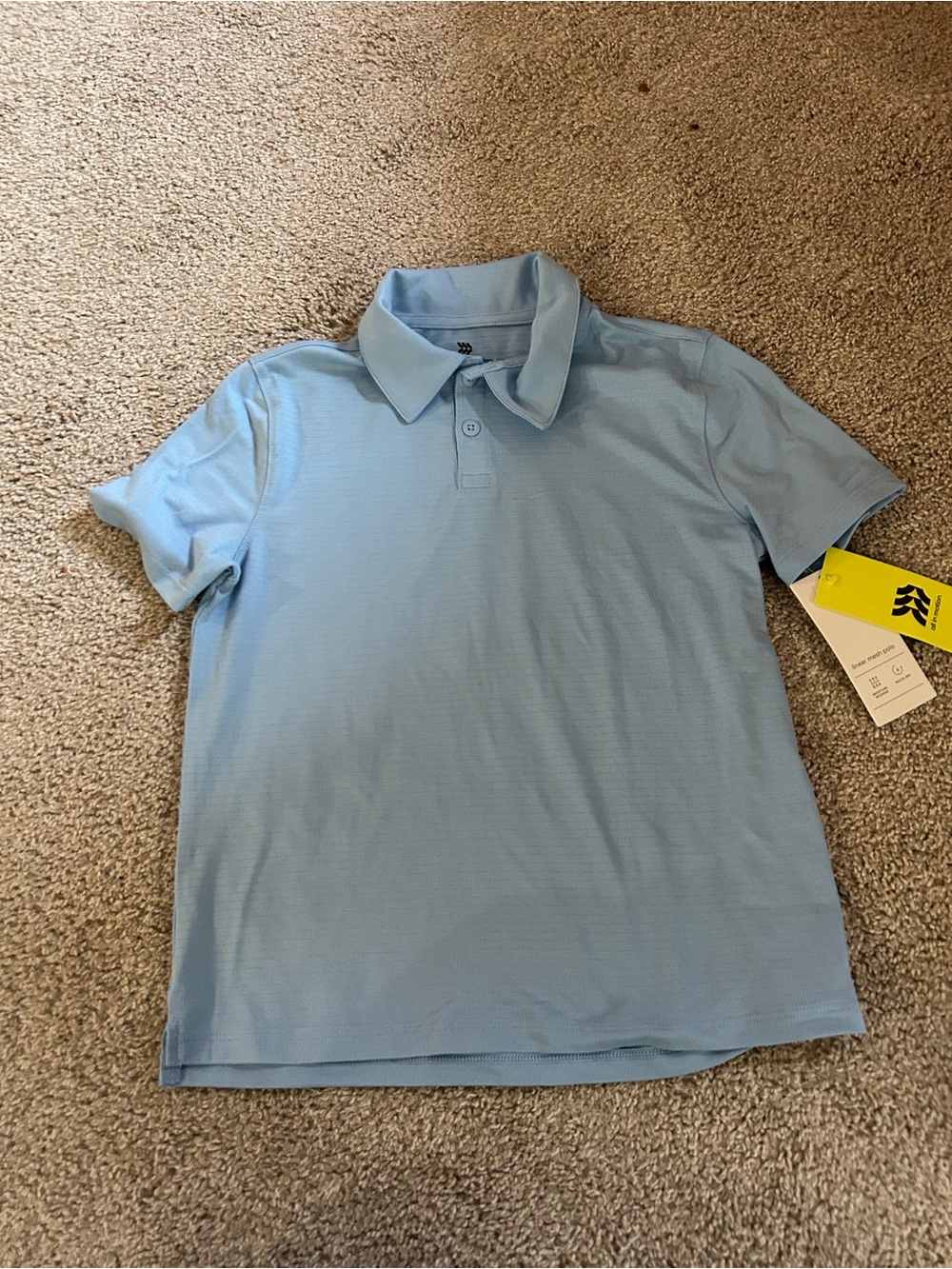 All in Motion Small Light Blue Polo NWT